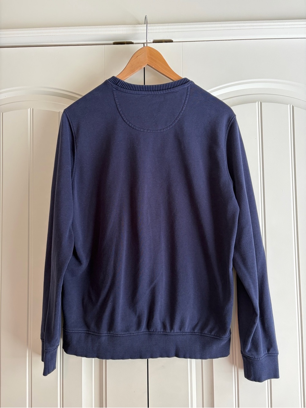 US Polo Assn Men's Sz Medium Navy Blue Crewneck Sweatshirt Luxury Feel Pullover - Picture 6 of 10